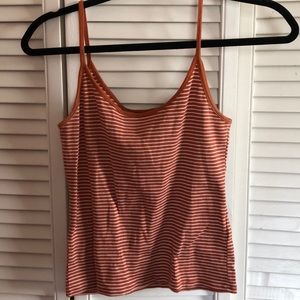 Orange tank top